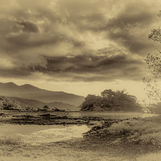 「古き里の眺望」矢吹 允